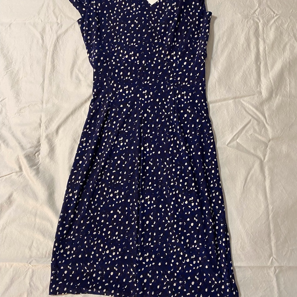Ralph Lauren navy and white dress